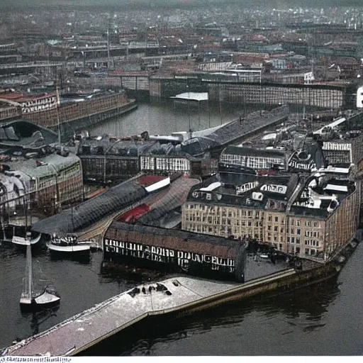 Image similar to Copenhagen on a rainy day in 1970