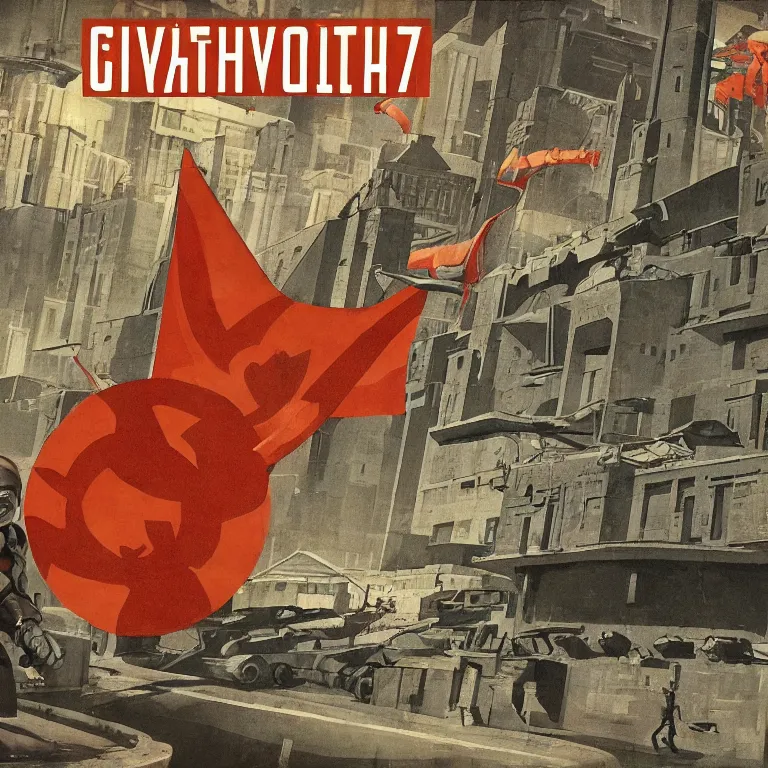 soviet era propaganda poster of the citadel in city 1 | Stable ...