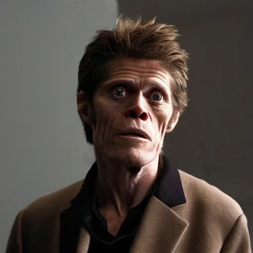 Prompt: willem dafoe with a fowl body : intricate, elegant, highly detailed, centered, smooth, sharp focus,