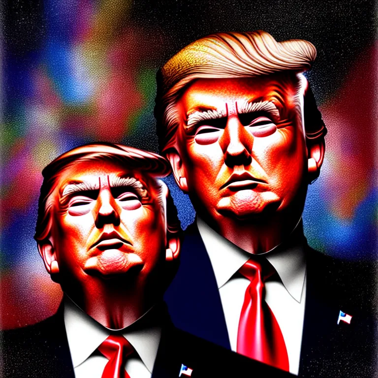 Prompt: epic professional digital art of donald trump, atmospheric lighting, paint and ink, illustrated, detailed, by leesha hannigan, wayne haag, reyna rochin, ignacio fernandez rios, mark ryden, iris van herpen, best on artstation, cgsociety, epic, stunning, gorgeous, much wow, much detail, cinematic, masterpiece