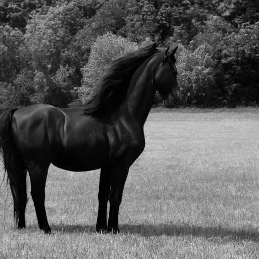 Image similar to ( donald trump × horse ) in a pasture