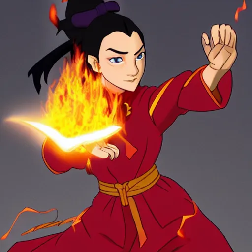 Prompt: azula the firebender