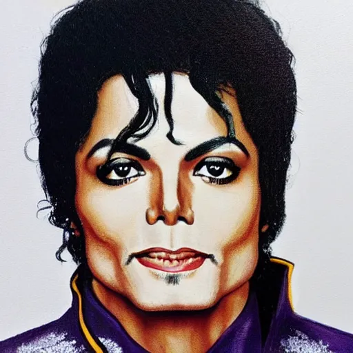 Image similar to portrait art of micheal jackson today