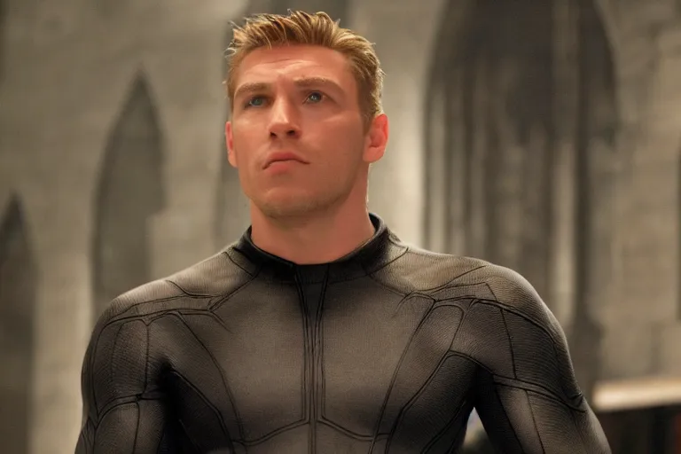 Prompt: film still of Thomas Hayden Church as Eddie Brock in Spider-man 3 2007, 4k