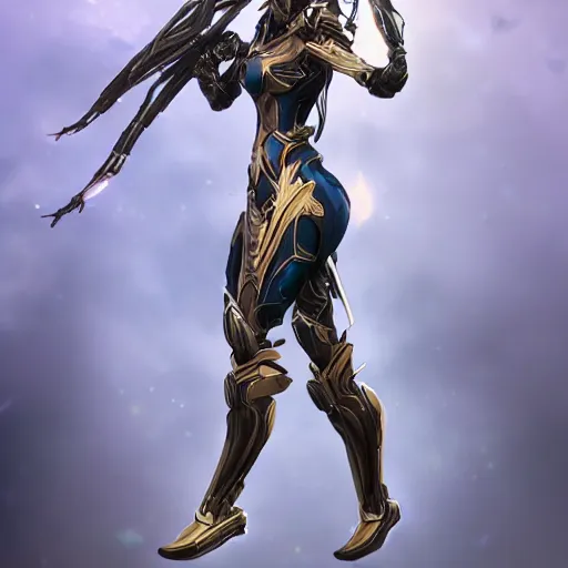 Prompt: beautiful intricate fanart of valkyr female warframe, stunning elegant pose, well designed, high quality, artstation, deviantart, octane render