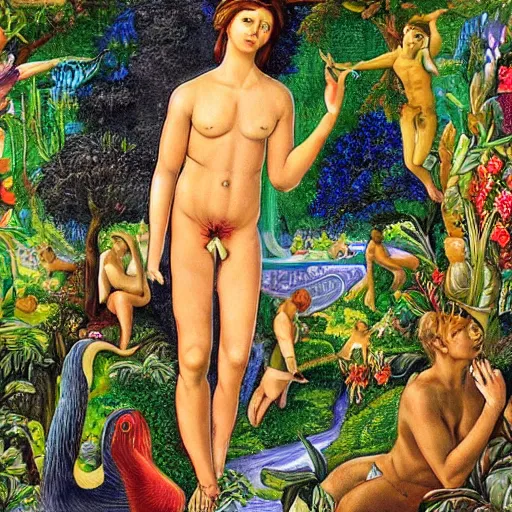 Image similar to the garden of eden,