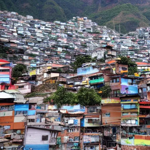 Image similar to aliens invaded favela