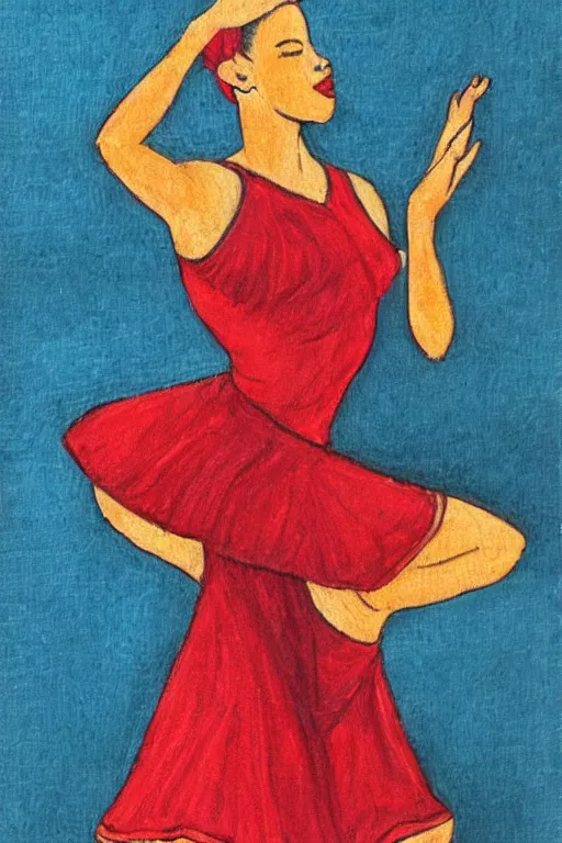 Image similar to female dancer notecard by kim taylor reece