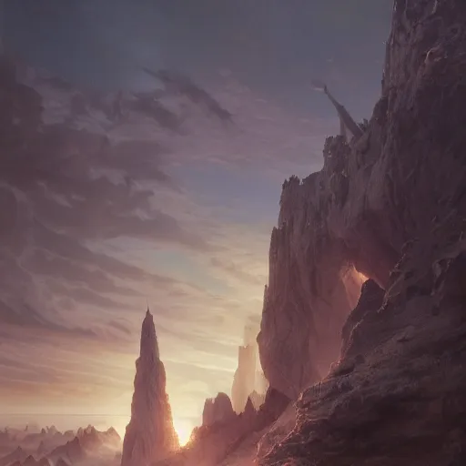 Image similar to enormous diety towering over the plains, volumetric lighting, 8 k octane beautifully detailed render, post - processing, extremely hyper - detailed, intricate, epic composition, cinematic lighting, masterpiece, trending on artstation, masterpiece, stunning art by anders zorn, wonderful masterpiece by greg rutkowski, beautiful cinematic