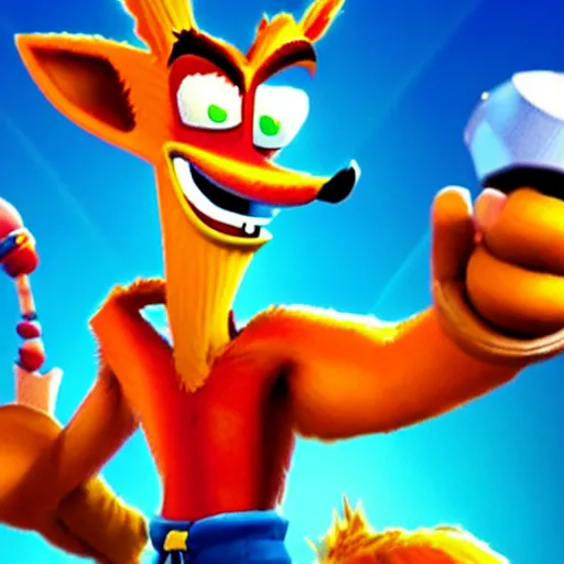 Image similar to crash bandicoot the movie