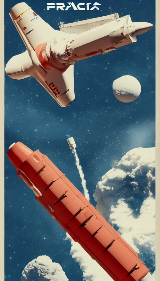 Prompt: propaganda poster for spacex