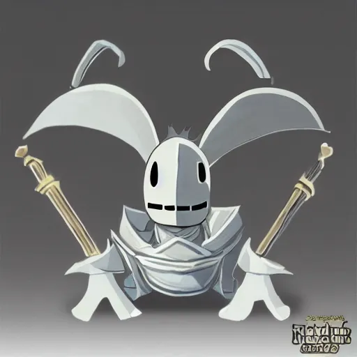 Image similar to marble statio of the knight from hollow knight