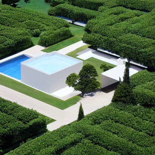 Image similar to mansion designed by james turrell