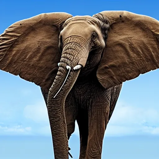 Prompt: elephant with wings