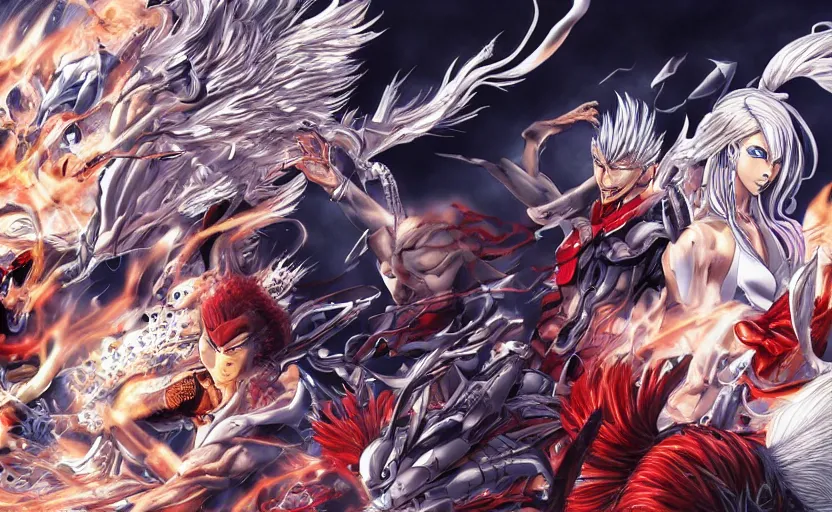 Image similar to art by yusuke murata and karl kopinski, 4 k wallpaper, digital painting, detailed, beautiful, gorgeous