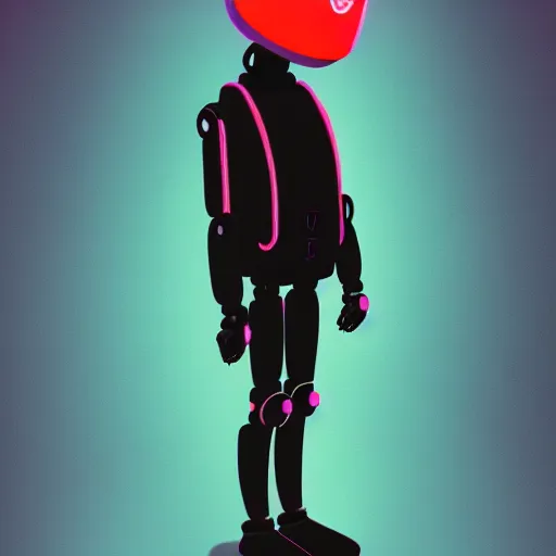 Prompt: a robot with a crt monitor for a head and wearing a leather bomber jacket, black sweatpants, pastel aesthetic, studio ghibli, character design, fantasy, 8 k resolution