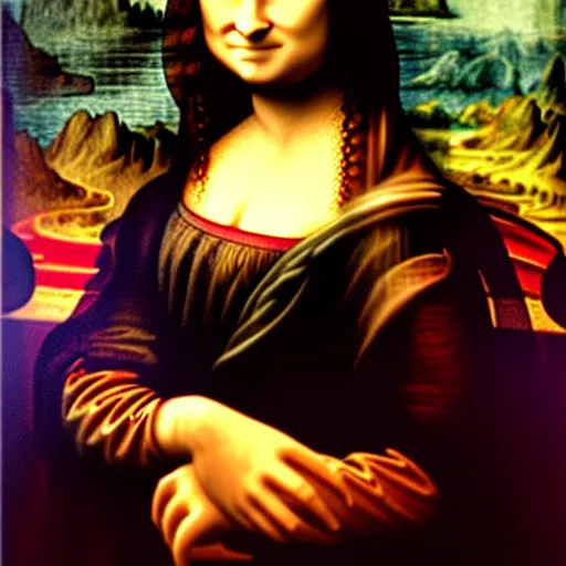 Prompt: mona lisa in chinese dress