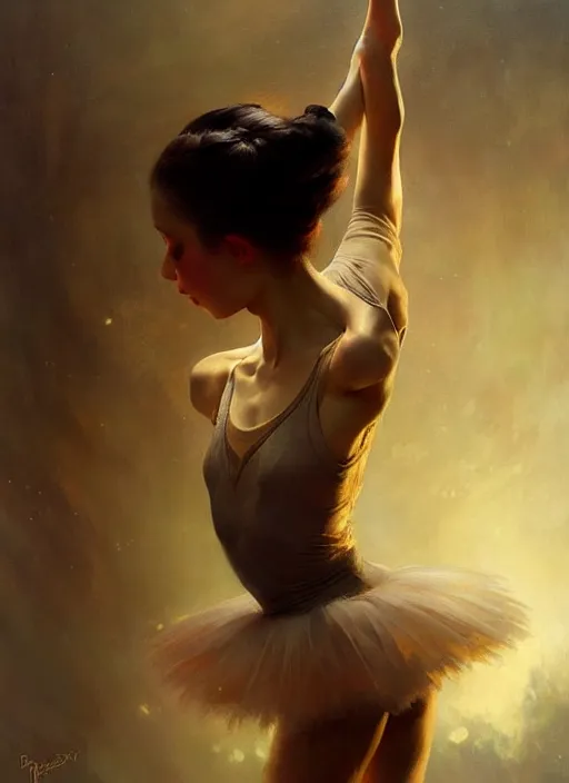 Image similar to giesha prima ballerina by bayard wu, anna podedworna, gaston bussiere, greg rutkowski