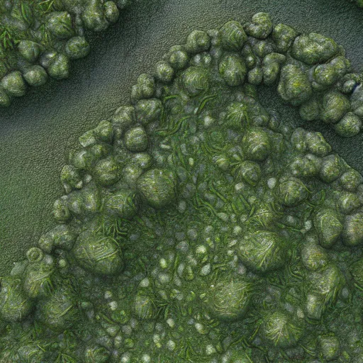 Prompt: topview, miniature photography closeup, h0, 1:87, reaction diffusion, Meadow, hills, highly detailed, satellite image, game map, anno 1404, civilization, unreal engine, megascans texture