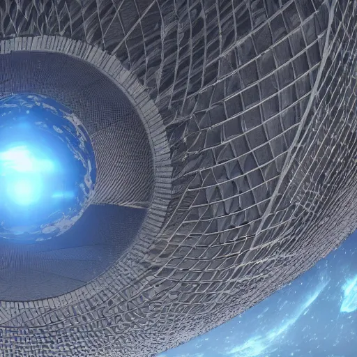 Prompt: A photo of a Dyson Sphere, realistic, cinematic, extremely high detail, 8k, cinematic, octane render, unreal engine