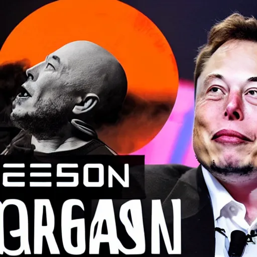 Image similar to elon musk smoking a joint on the joe rogan podcast, weed