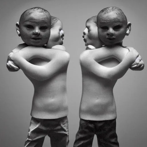 a siamese twin with three heads | Stable Diffusion | OpenArt