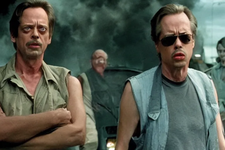 Image similar to VFX movie where Steve Buscemi plays the Terminator by James Cameron