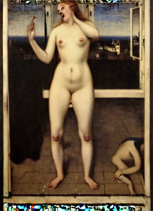 Prompt: The Abandon of Euphoria, Election Poster, by Paul Delvaux, 1900s, 8k