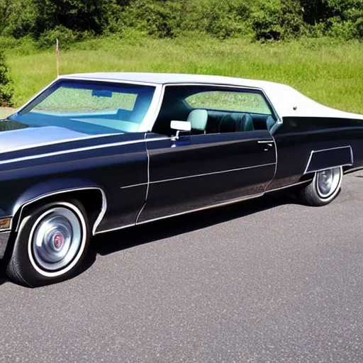 Prompt: 1 9 7 2 cadillac,