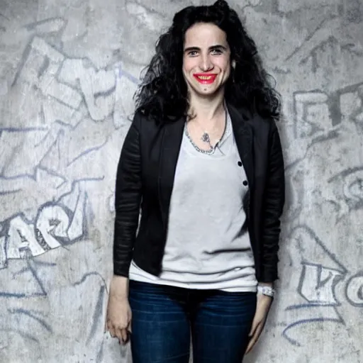 Prompt: ayelet shaked as poppunk