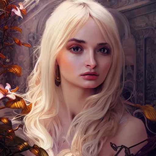 Image similar to beautiful kim petras, perspective, portrait, fantasy, ultra detailed, elegant, intricate, dynamic lighting, hyperrealism, digital art, digital painting, artstation, wlop, sharp focus, illustration, art by artgerm and greg rutkowski and alphonse mucha, 8 k