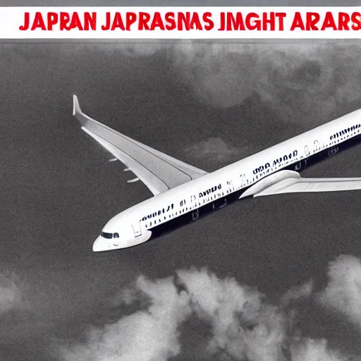 Image similar to japanese airlines flight 1 2 3