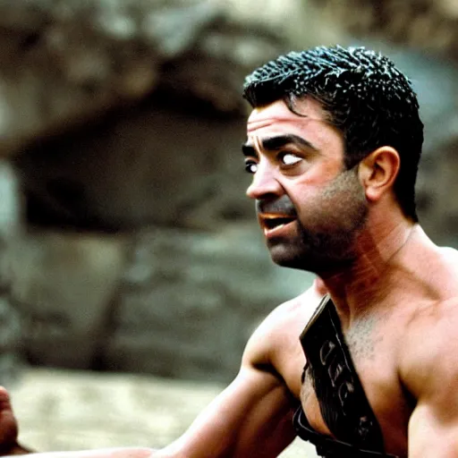 Image similar to still of xavi hernandez in gladiator ( 2 0 0 0 )