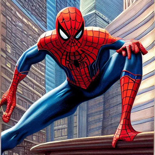 Prompt: The Amazing Spider-Man (2012) gerald brom
