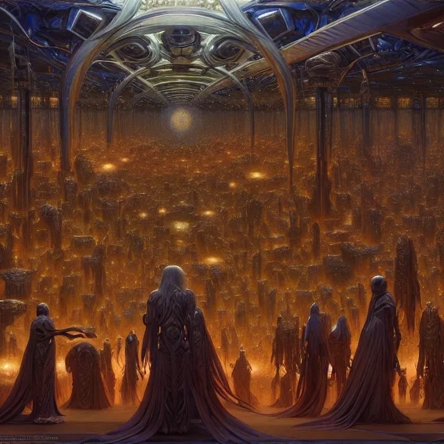 Prompt: epic professional digital art of a room of lost souls, master science fiction art by donato giancola, best on artstation, breathtaking, epic, stunning, gorgeous, much detail, much wow, cgsociety, wlop, pixiv, behance, deviantart, masterpiece