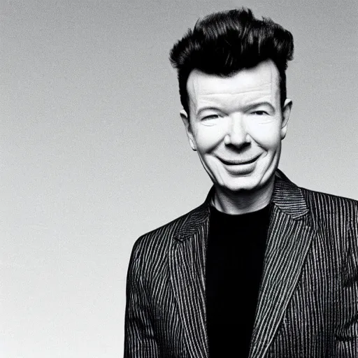 Prompt: Rick Astley giving you up