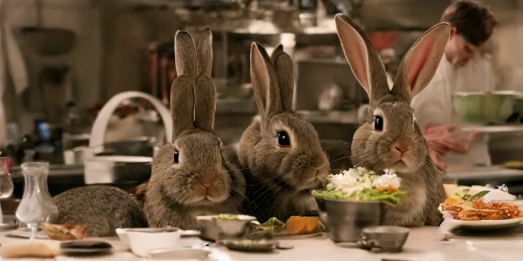 Image similar to a rabbit in the movie chef, screenshot