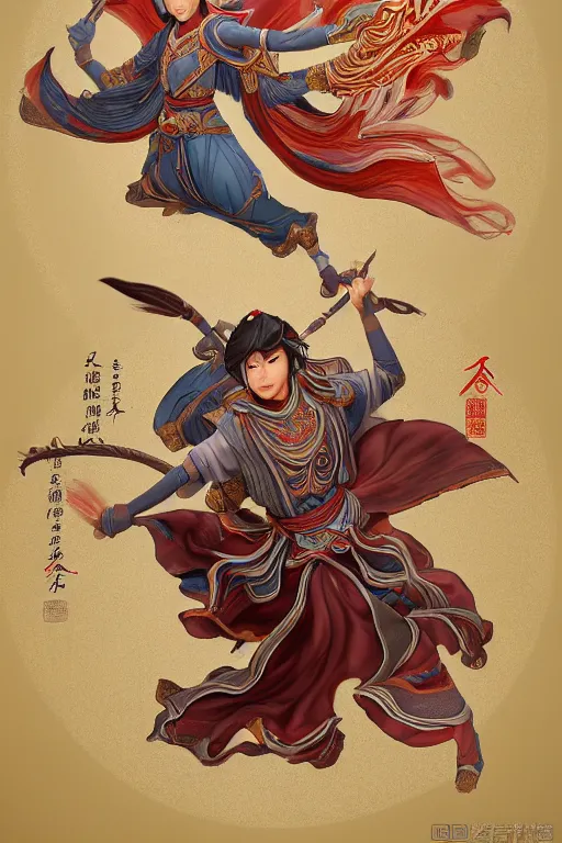 Image similar to nezha flies around swiftly on his wind flame circles, chinese mythology, top view, cinematic, fantasy character portrait, highly detailed, by new gods : nezha reborn, nezha : birth of the demon child,