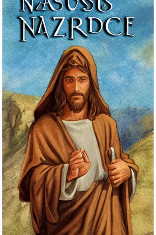Image similar to jesus of nazareth on a nancy drew book cover