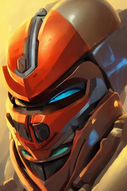 Image similar to epic mask helmet robot ninja portrait stylized as fornite style game design fanart by concept artist gervasio canda, behance hd by jesper ejsing, by rhads, makoto shinkai and lois van baarle, ilya kuvshinov, rossdraws global illumination radiating a glowing aura global illumination ray tracing hdr render in unreal engine 5