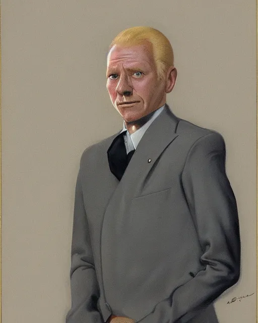 Prompt: rhett sarlin, portrait by ralph mcquarrie