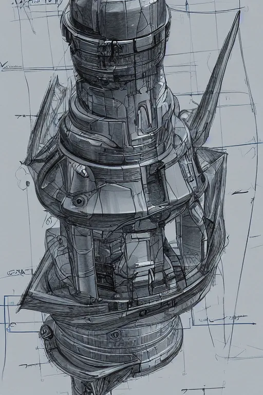 a design project of a warp drive, sketch, detailed, Stable Diffusion