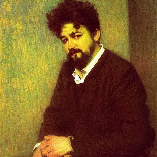 Image similar to chandler by ilya repin