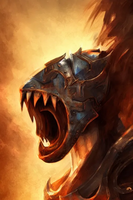 Image similar to half - length portrait of a human male paladin, screaming, emotions, dramatic. fantasy, digital painting, hd, detailed.