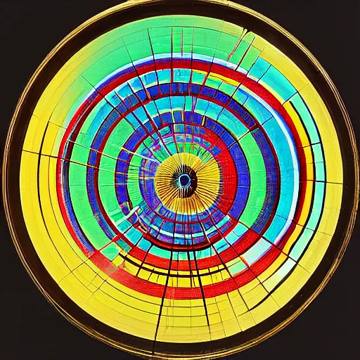 Image similar to a prismatic view of Marcel Duchamp, golden ratio, courtesy of Centre Pompidou, historical archive, studio shoot