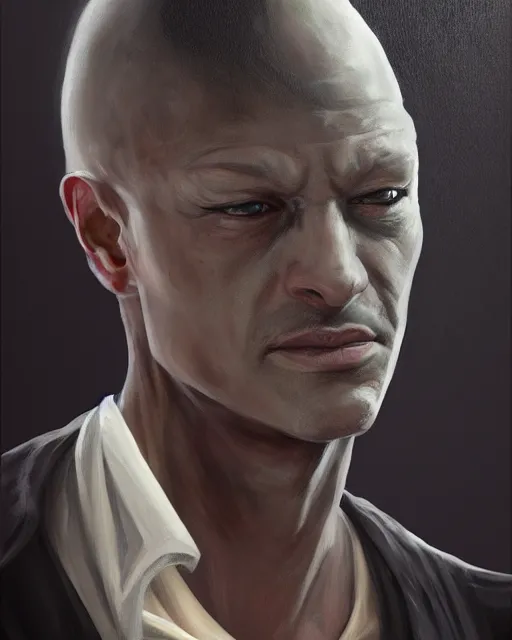 Image similar to portrait of morpheus from the sandman, ultra realistic, epic, highly detailed, hd, sharp focus, cinematic lighting, realistic, vivid colors, dreary, morose, matt painting, digital art, non blurry, sharp, artstation, concept art, smooth, illustration