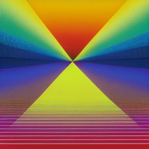 Prompt: prism breaks light by shusei nagaoka, kaws, david rudnick, airbrush on canvas, pastell colours, cell shaded, 8 k - h 7 0 4