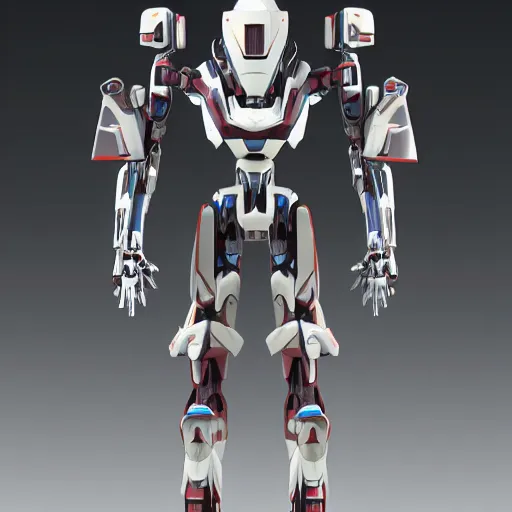 Image similar to full body full height, elegant alien mecha character model, default pose. super high resolution photo. symmetrical. orthographic front view.