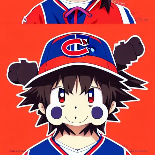 Image similar to anime Portrait of Youppi the Habs Montreal Canadiens Mascot as a very cute powerful and friendly pokemon, highly detailed anime, smooth, sharp focus, dynamic lighting, intricate, trending on ArtStation, illustration pokemon, art by WLOP