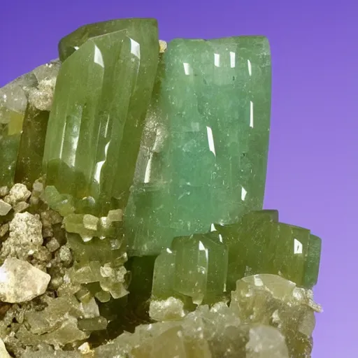 Prompt: tourmaline crystals on cleavelandite